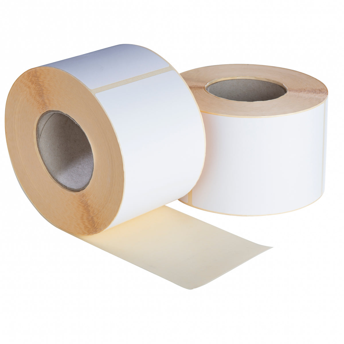 Etichette termiche 100x100 mm 1800 etichette per rotolo nucleo 76 mm bianche ECO permanenti
