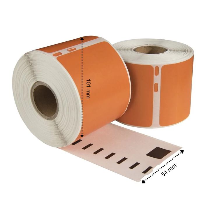Etichette compatibili Seiko SLP-SRL Arancioni | 101 x 54 mm