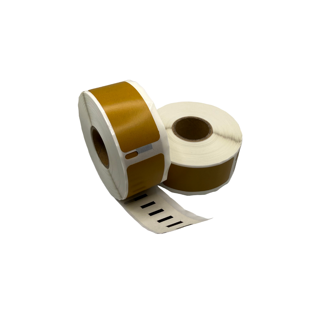 Etichette compatibili Dymo 11352 54x25 mm 500 etichette per rotolo oro permanenti per stampanti di etichette