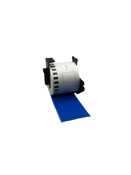 Etichette compatibili Brother DK-22205 blu, 62 mm x 30,48 m, incl. supporto Brother, permanenti
