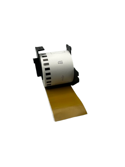 Etichette compatibili Brother DK-22205 oro, 62 mm x 30,48 m, incl. supporto Brother, permanenti