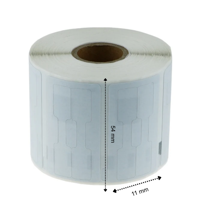 Dymo 11351 / S0722510 - etichette compatibili, 54 mm x 11 mm, 1500 etichette per rotolo, bianche, permanenti