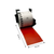 Brother DK-22205 Compatibile Etichette Continue Rosse 62 mm x 30,48 m incl. Supporto Rotoli di Etichette Permanenti
