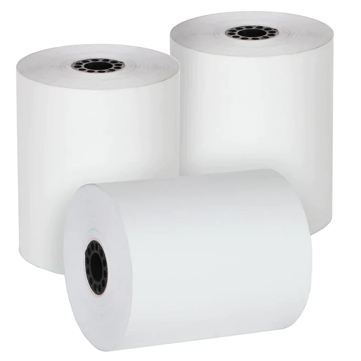 50 x rotoli termici per cassa 57x60x12 - 44 metri - carta termica di qualità A