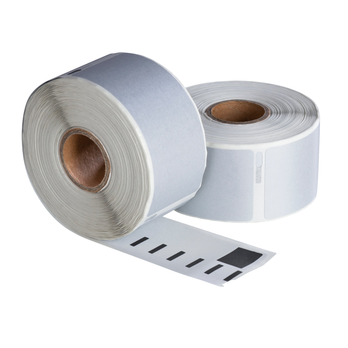 Etichette compatibili Dymo 99012 Argento, 89 mm x 36 mm, 260 etichette, permanente