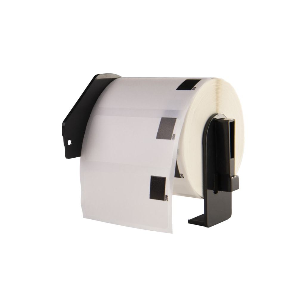 Etichette compatibili con Brother DK-11202, 62 mm x 100 mm, 300 etichette per rotolo, supporto Brother incluso, adesive permanenti