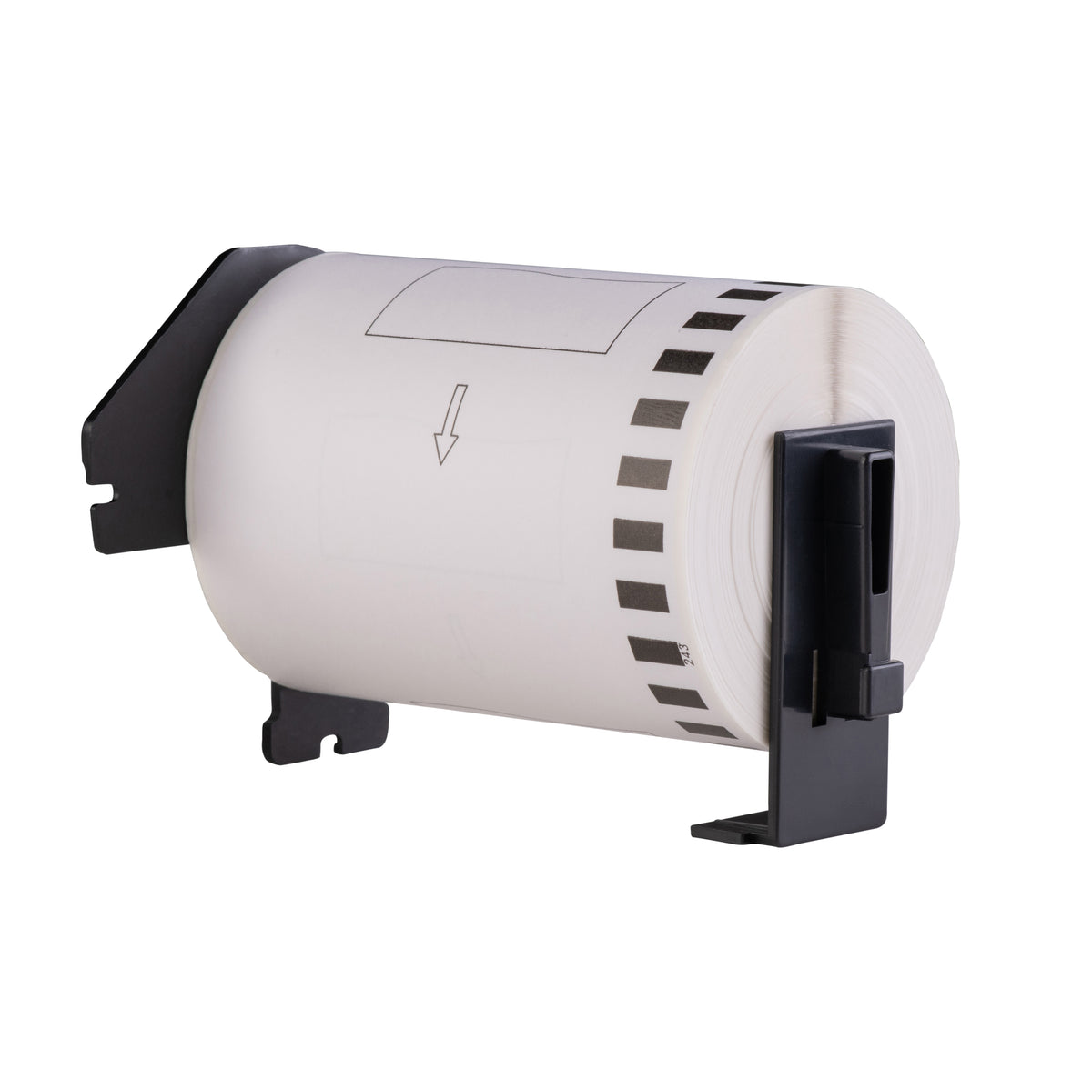 Brother DK-22243 compatible labels, 102 mm x 30,48 m, incl brother houder, permanent