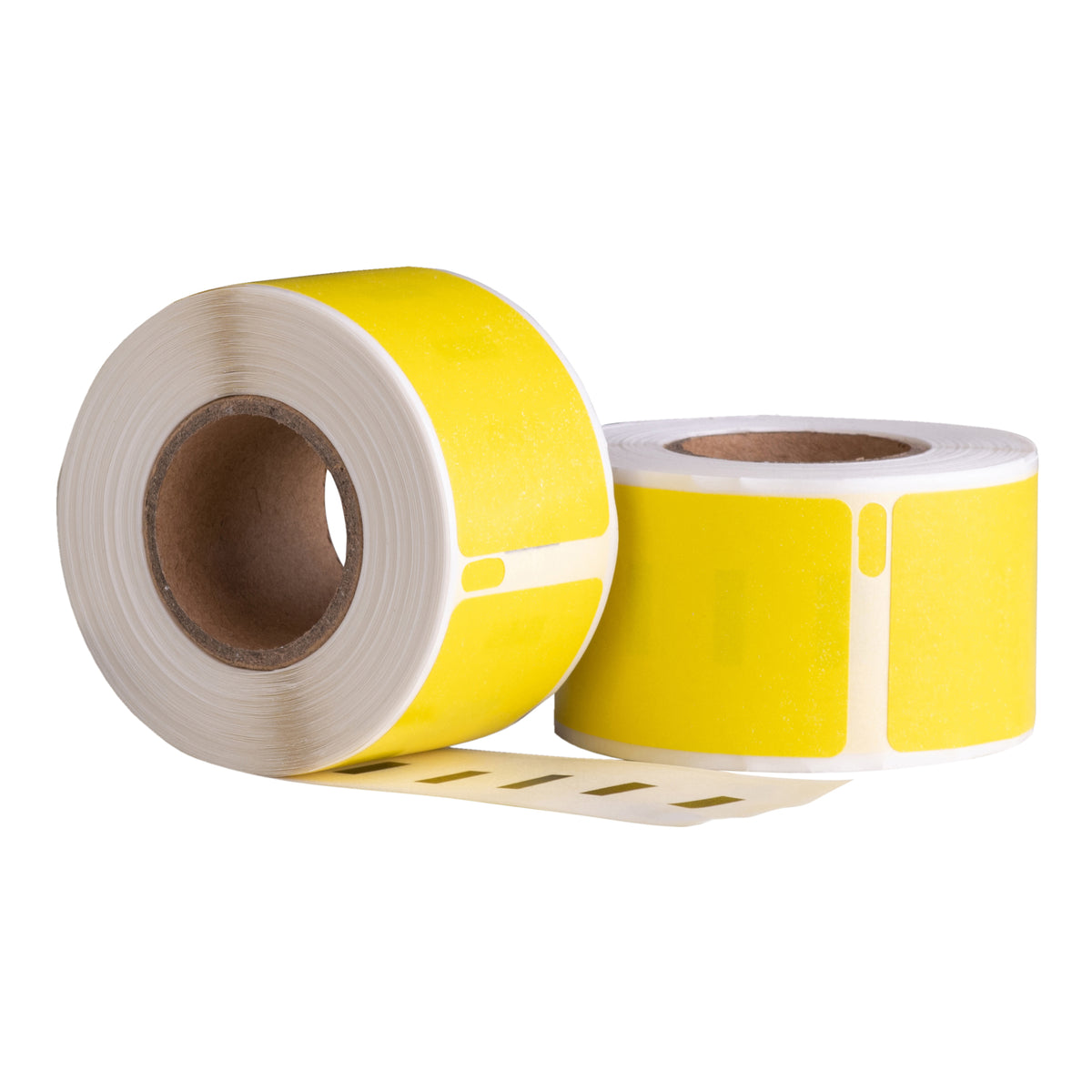 Etichette compatibili Dymo 99010 Gialle, 89 mm x 28 mm, 130 etichette, permanenti