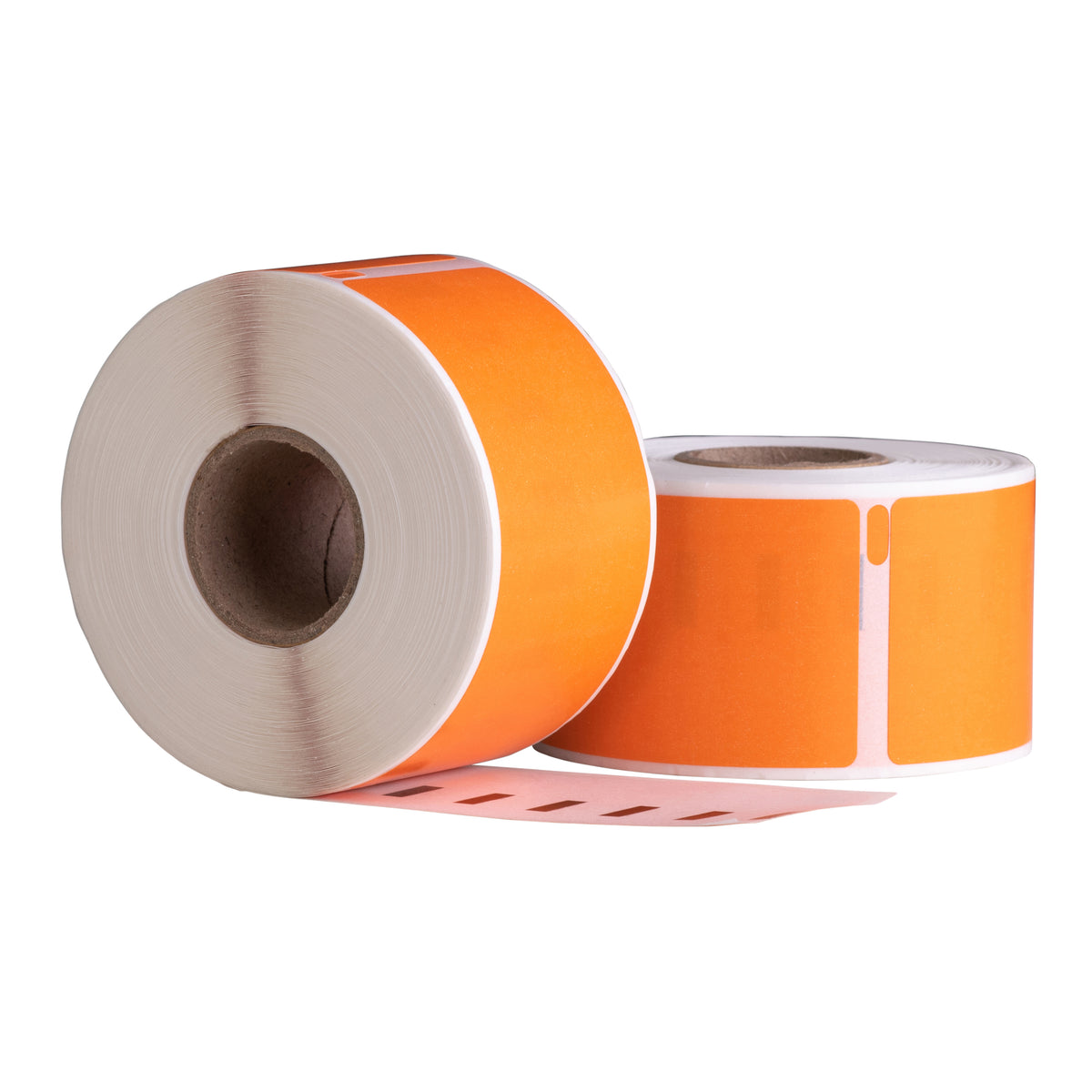 Etichette compatibili Dymo 99012 Arancioni, 89 mm x 36 mm, 260 etichette, permanenti