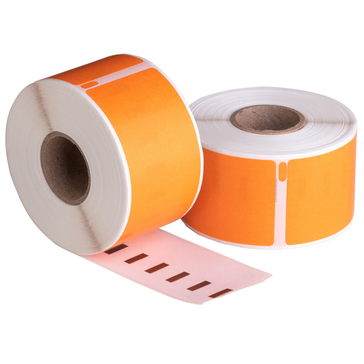 Etichette compatibili Dymo 99012 Arancioni, 89 mm x 36 mm, 260 etichette, permanenti