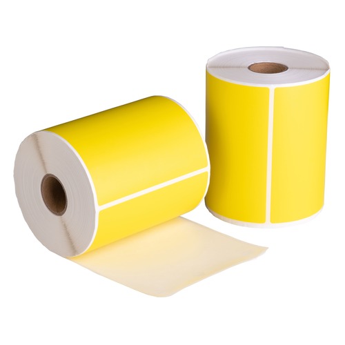 Etichette compatibili Dymo 4XL/S0904980, 104 mm x 159 mm, 220 etichette, gialle, permanenti