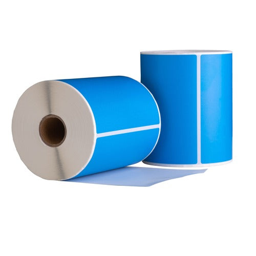 Etichette compatibili Dymo 4XL/S0904980, 104 mm x 159 mm, 220 etichette, blu, permanenti