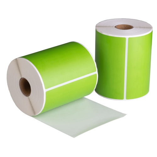 Etichette compatibili Dymo 4XL/S0904980, 104 mm x 159 mm, 220 etichette, verdi, permanenti