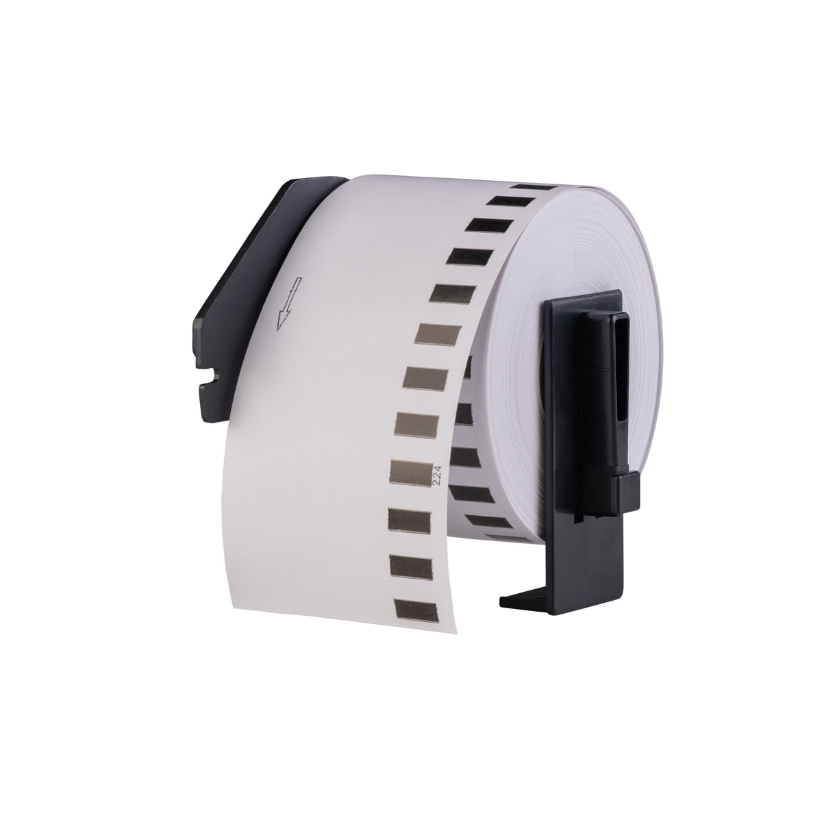 Etichette compatibili Brother DK-55224, 54 mm x 30,48 m, incluso supporto Brother, carta non adesiva