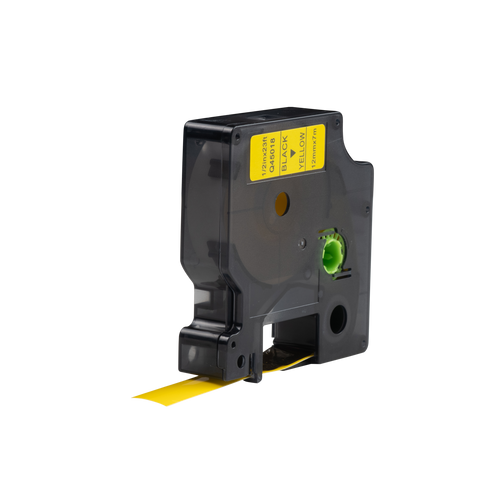 Nastro compatibile Dymo D1 45018 (S0720580) nero su giallo 12 mm x 7 m