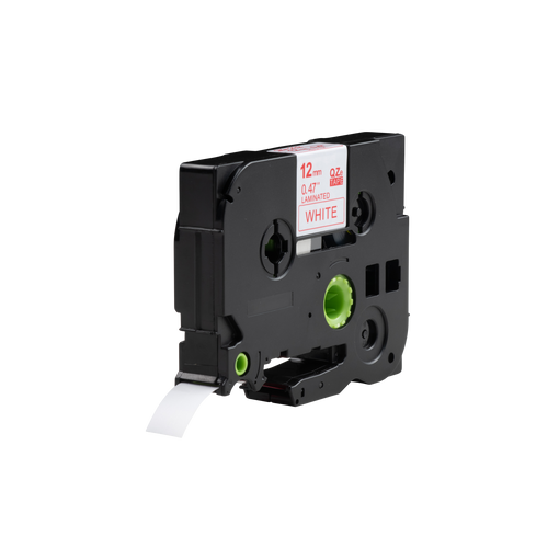 Nastro compatibile Brother TZe-232 rosso su bianco 12 mm x 8 m