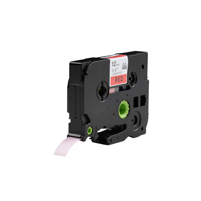 Nastro compatibile Brother TZE-431, nero su rosso, 12 mm x 8 m