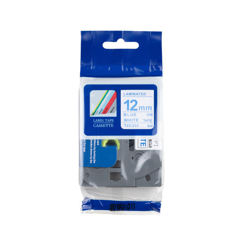 Nastro TZe-234 compatibile Brother oro su bianco 12 mm x 8 m